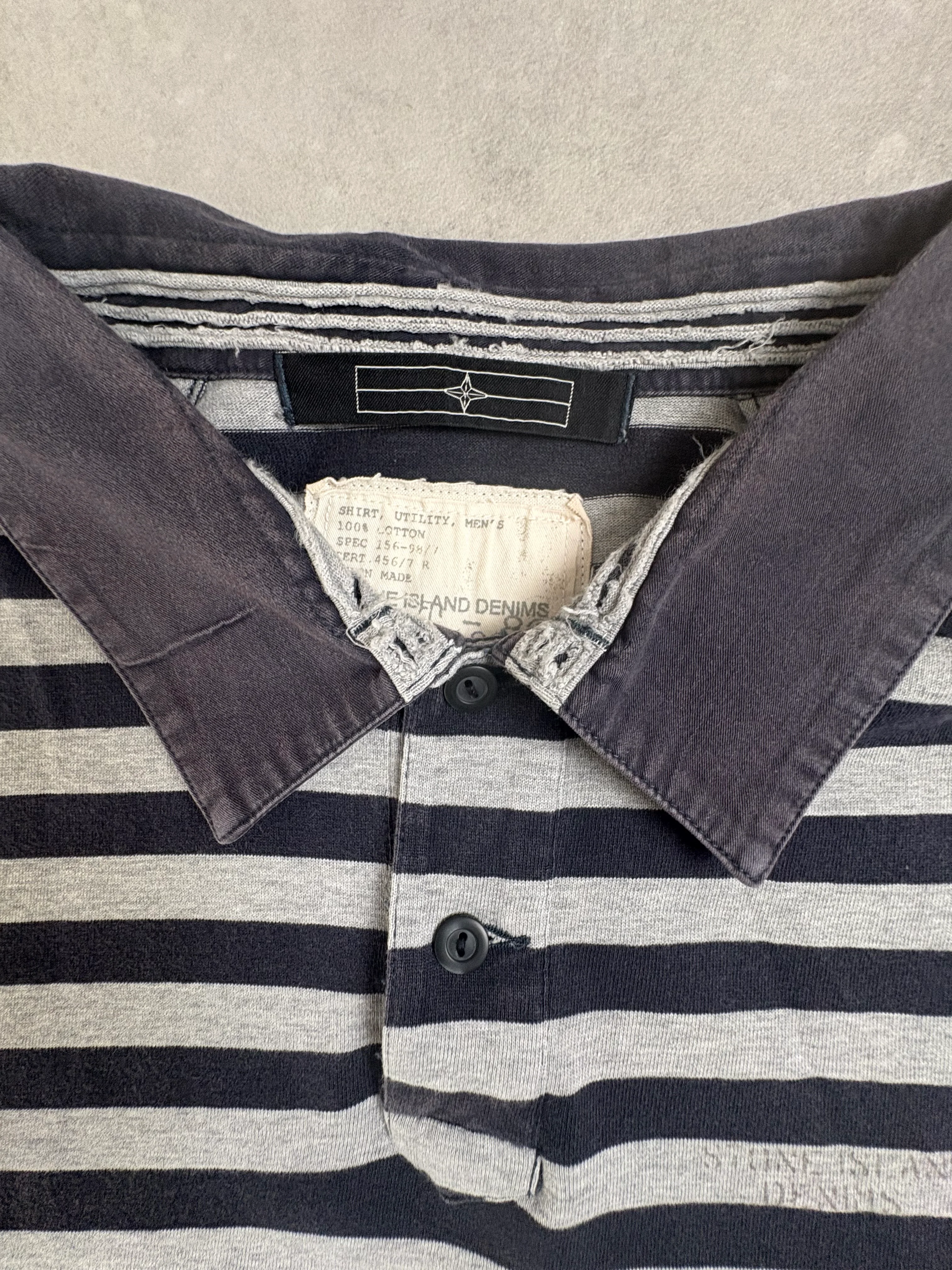 Stone Island Denims Poloshirt (XXL) - Image 3