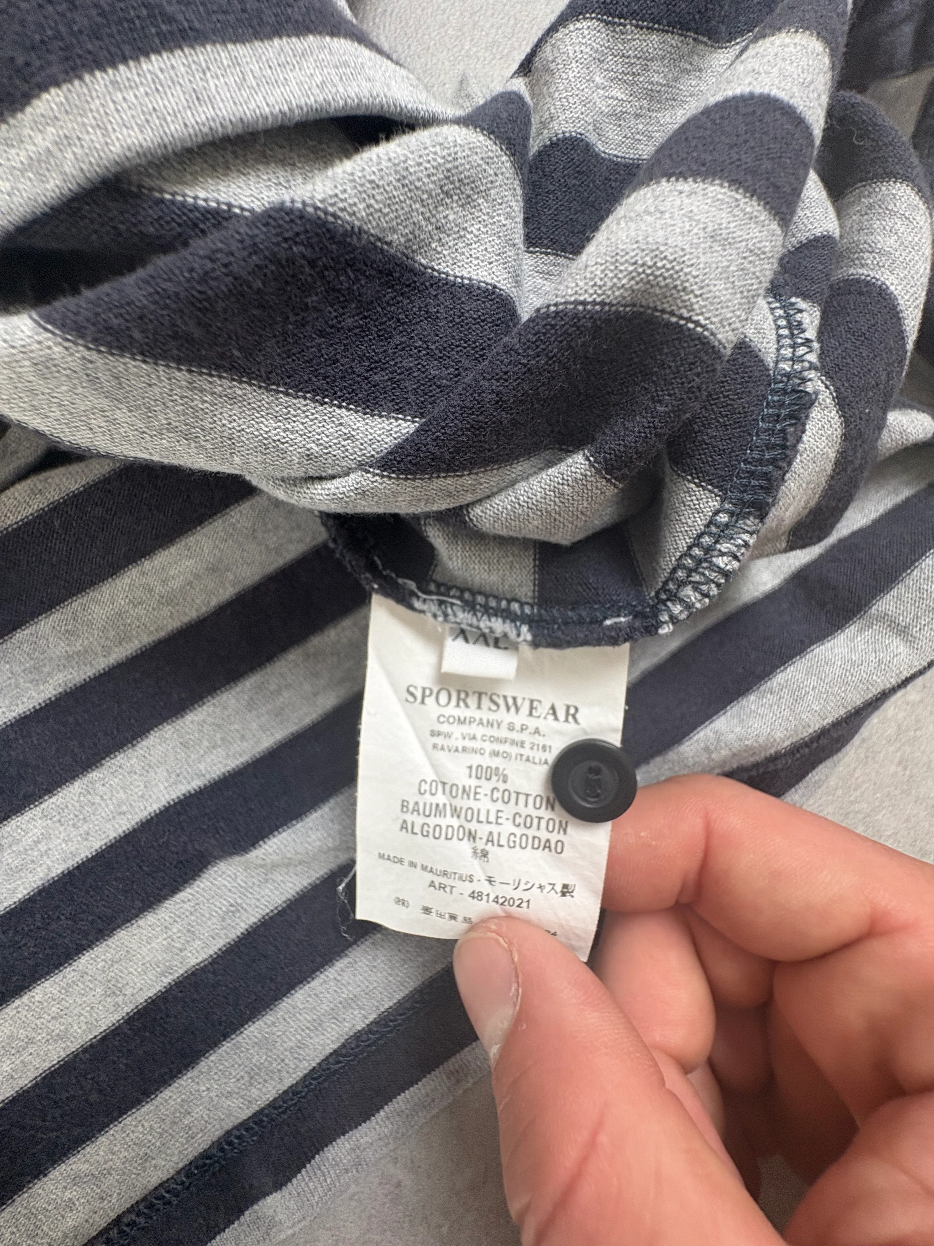 Stone Island Denims Poloshirt (XXL) - Image 4