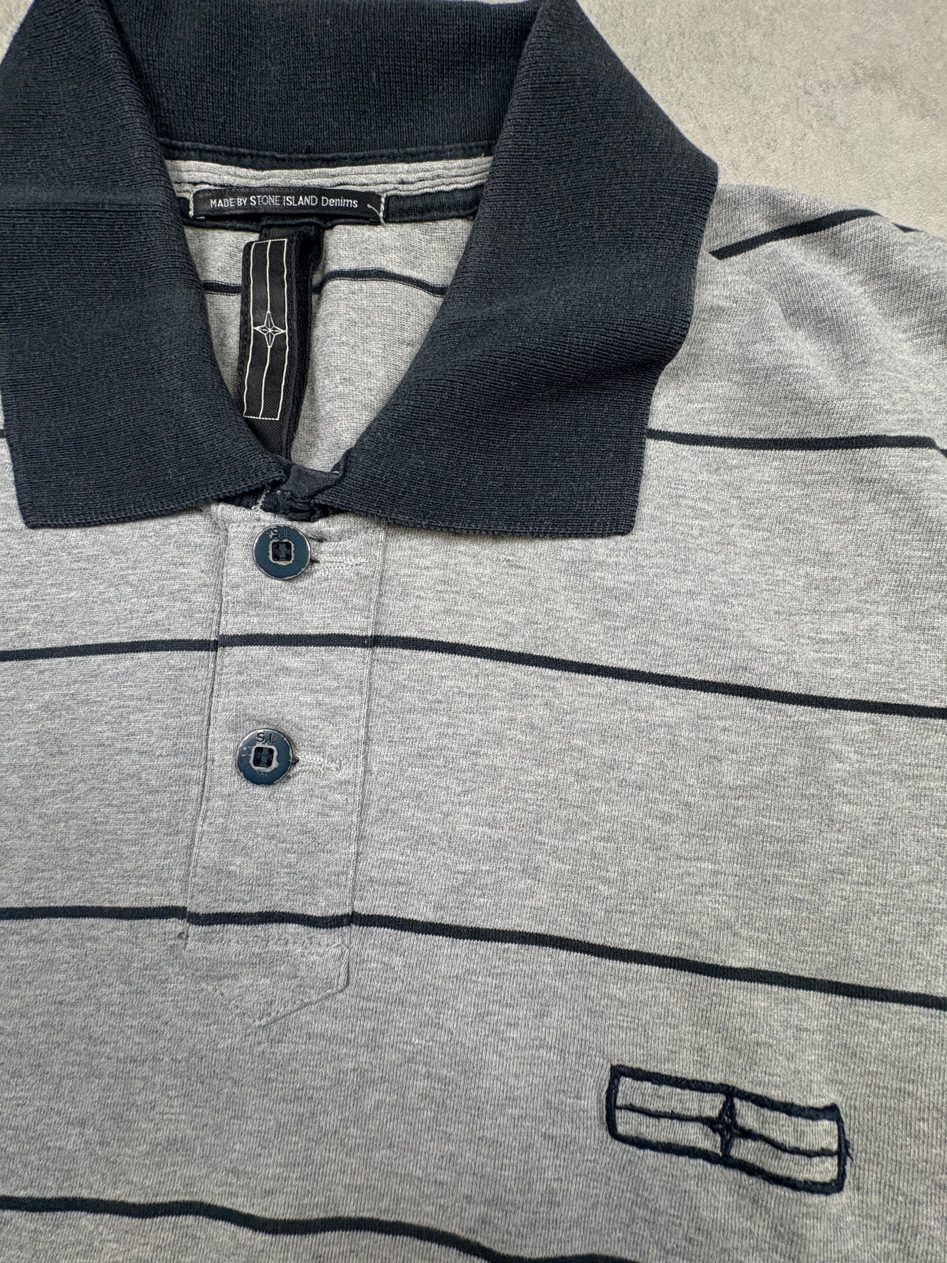 Stone Island Denim Pullover (XL) - Image 3